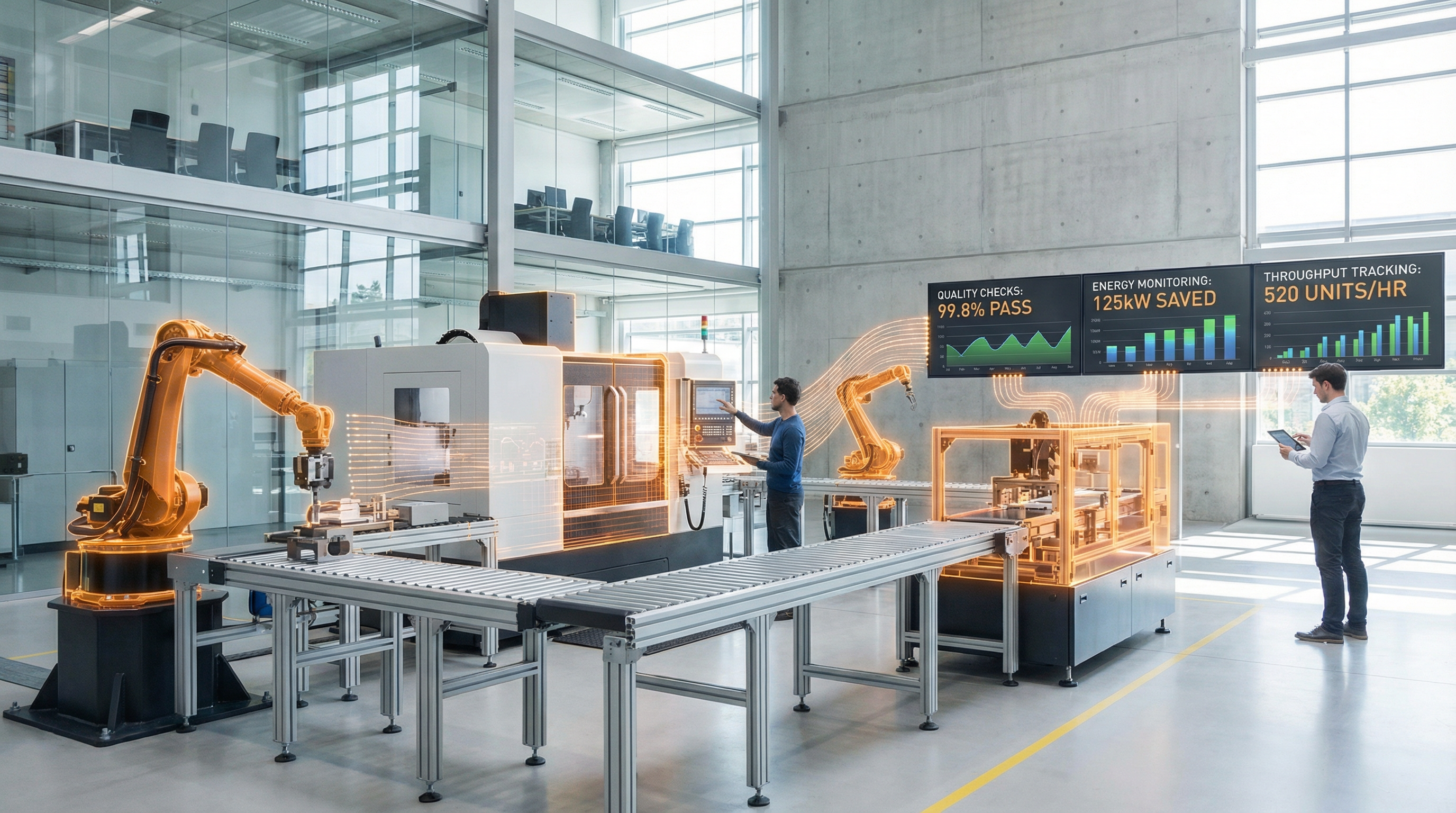 Gemeinsame Plattformarchitektur für mehrere KI-Anwendungsfälle in der Fertigung